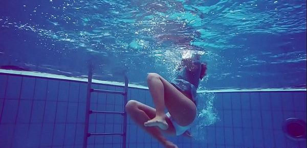  Flying panties underwater of Marusia